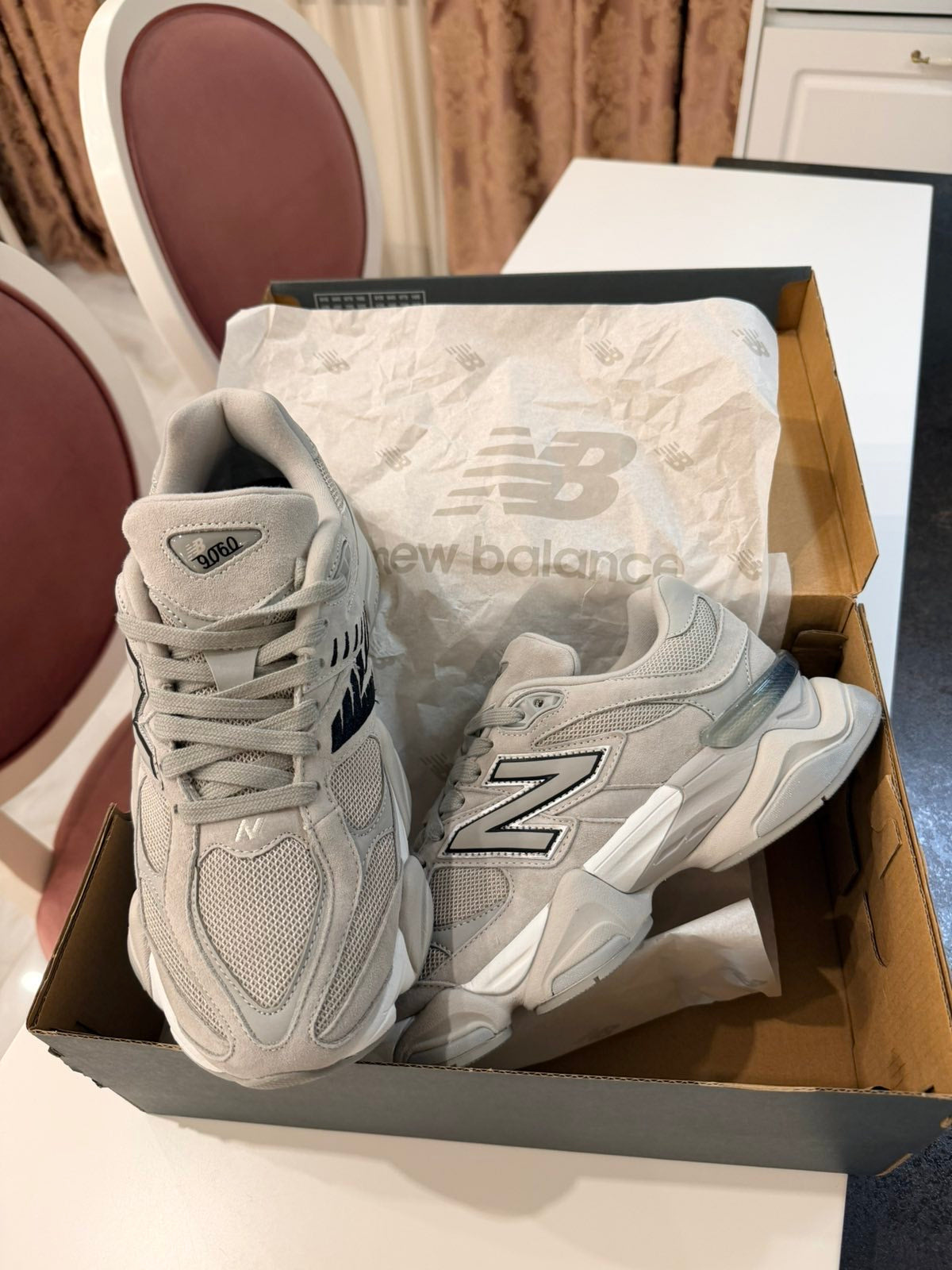 New Balance 9060 "Silver Metallic Grey"