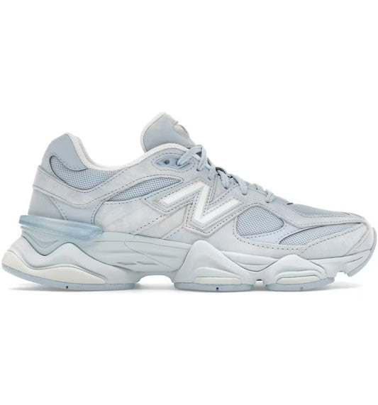 New Balance 9060 in the Sea Salt/Oxford Blue