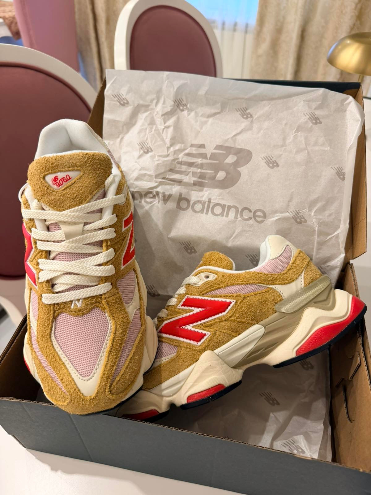 New Balance 9060 "Great Plains/True Red"