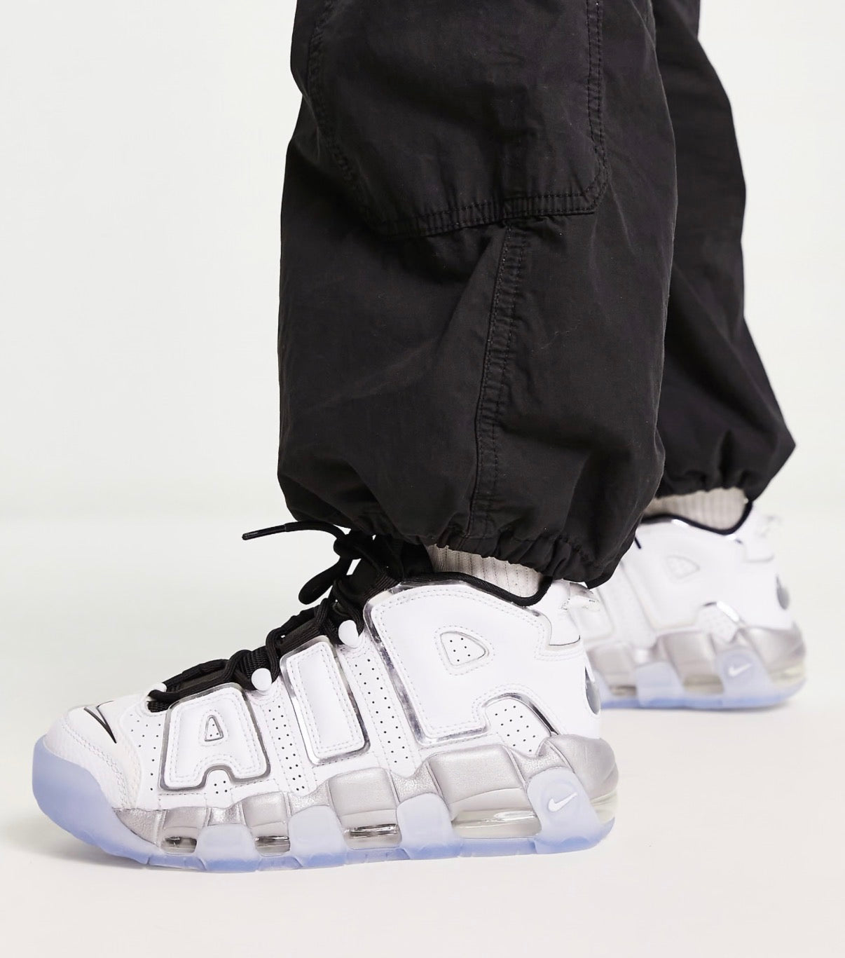 Nike Air More UpTempo Metallic Silver