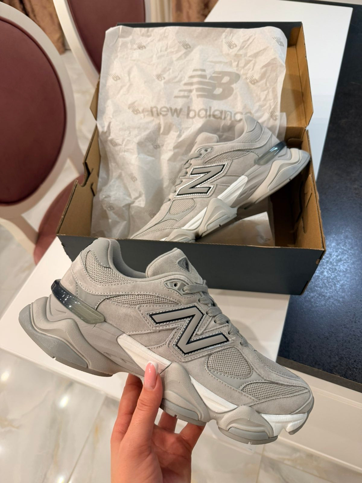 New Balance 9060 "Silver Metallic Grey"
