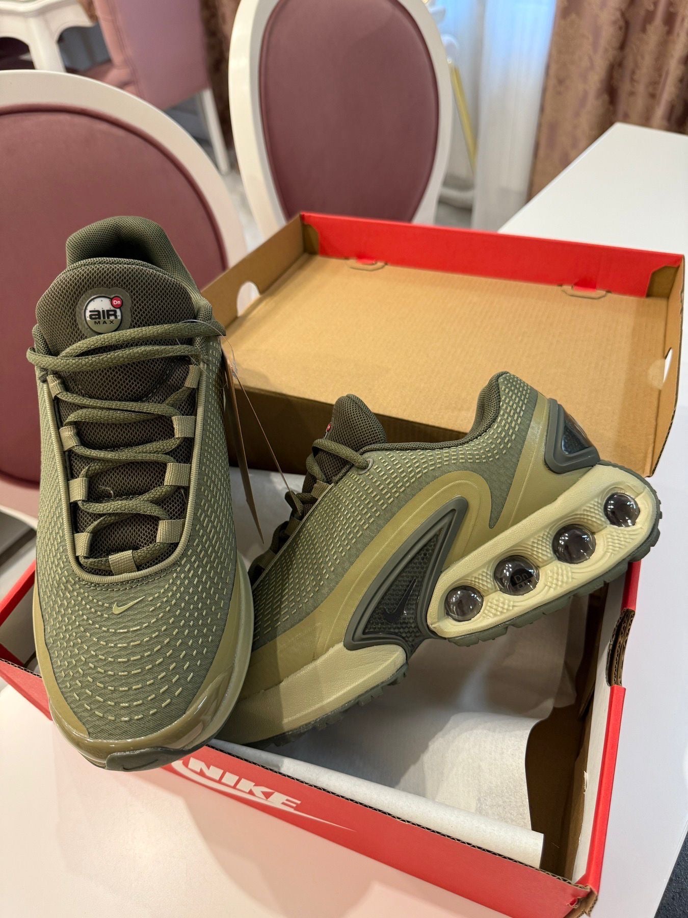 Nike Air Max Dn "Medium Olive, Black, & Neutral Olive"