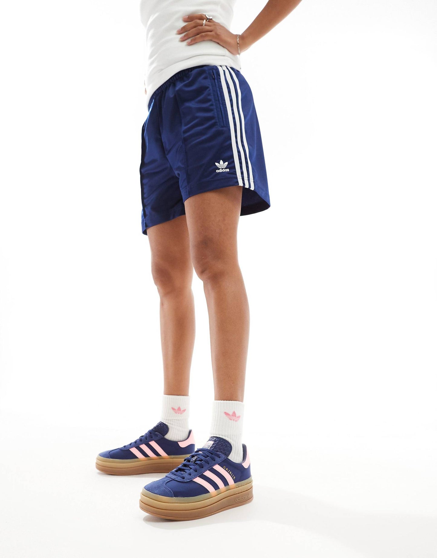 Adidas Gazelle Bold "Navy and Pink"