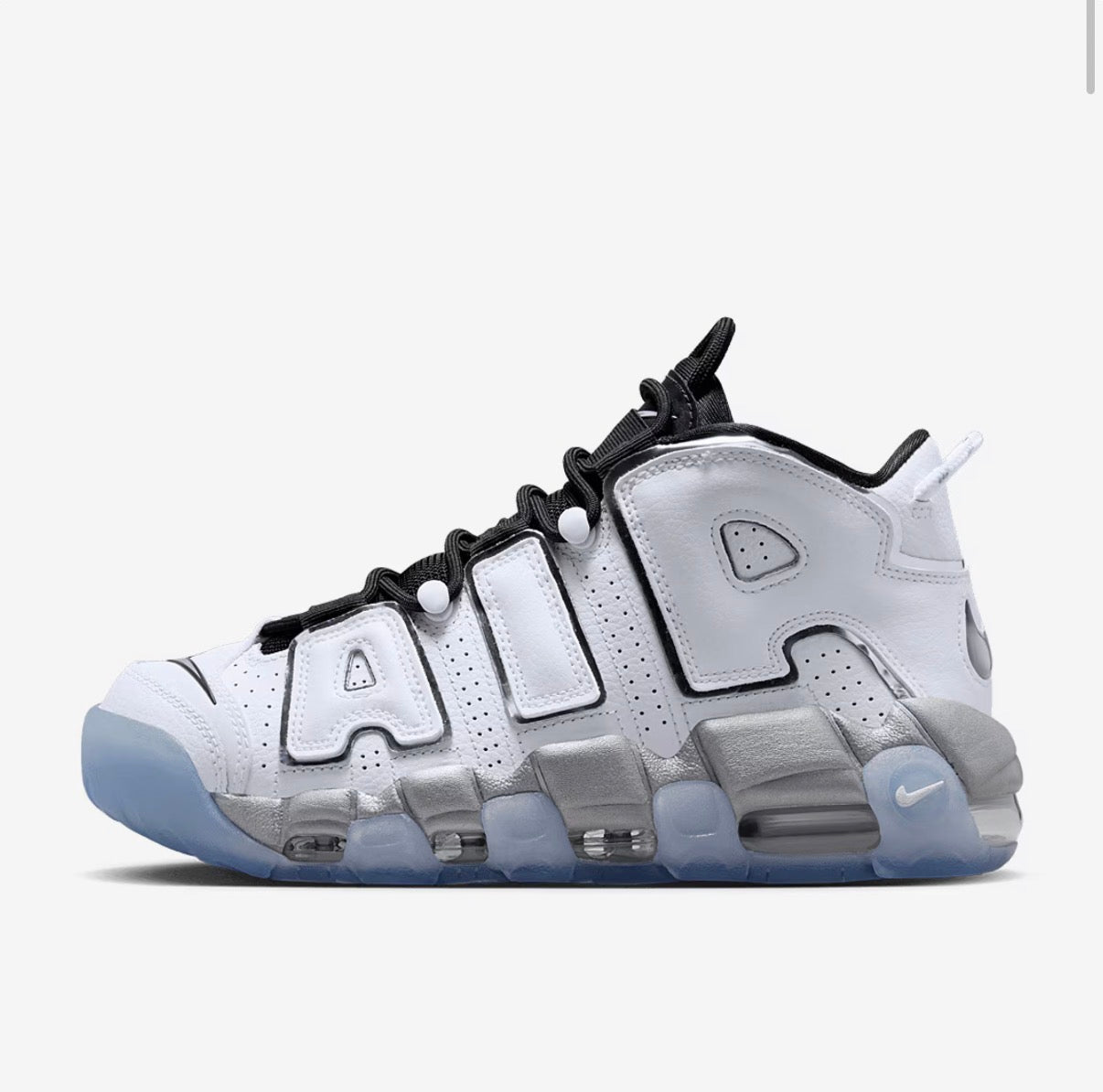 Nike Air More UpTempo Metallic Silver